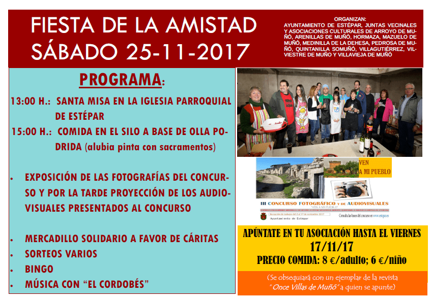 FIESTA DE LA AMISTAD